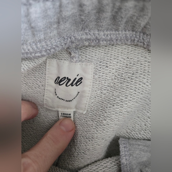 Aerie Super Wide-Leg Distressed Sweatpants – Size Small (Regular) - Picture 8 of 8